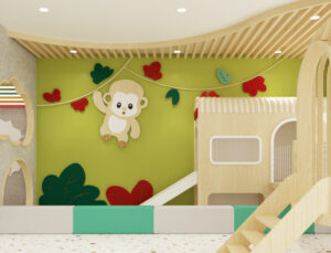 Khu vui chơi thiết kế vui nhộn cho bé