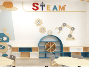 Lớp học được thiết kế theo phương pháp Steam
