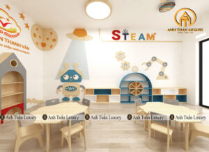 Trường mầm non được thiết kế theo phương pháp STEAM