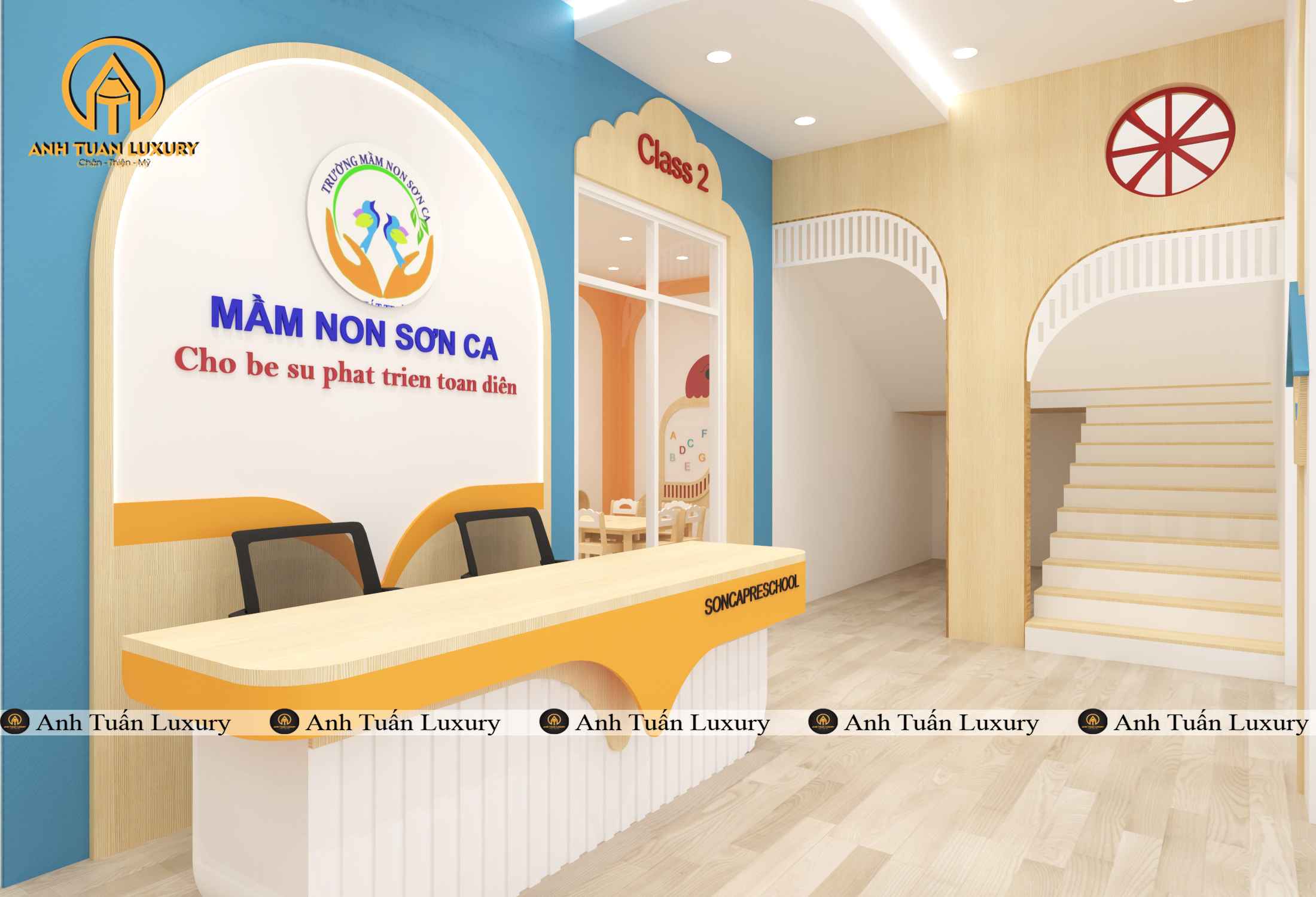 Thiết kế trường mầm non thân thiện với thiên nhiên – Giải pháp xanh cho tương lai