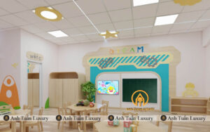 Không gian lớp học thiết kế theo phương pháp học STEAM