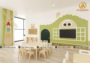 Thiết kế với đơn vị chuyên thi công mầm non