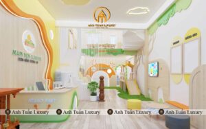 Ảnh sau khi thiết kế hoành thành bằng gỗ MDF