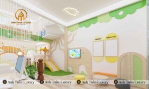 Ứng dụng của gỗ MDF trong thiết kế mầm non