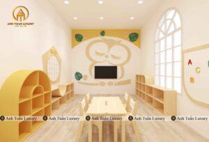 Không gian lớp học trường mầm non Vietkids