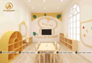 Hình ảnh thiết kế lớp học đẹp 