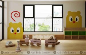 Cách trang trí khu vui chơi trẻ em 