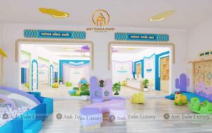 Không gian phòng tuyển sinh và phòng năng khiếu trường mầm non BALABALA