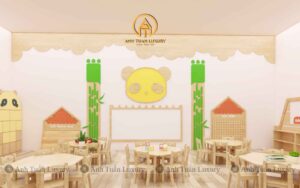 Góc học tập ngôn ngữ và Steam dành cho bé trường mầm non Hoa Đỗ Quyên