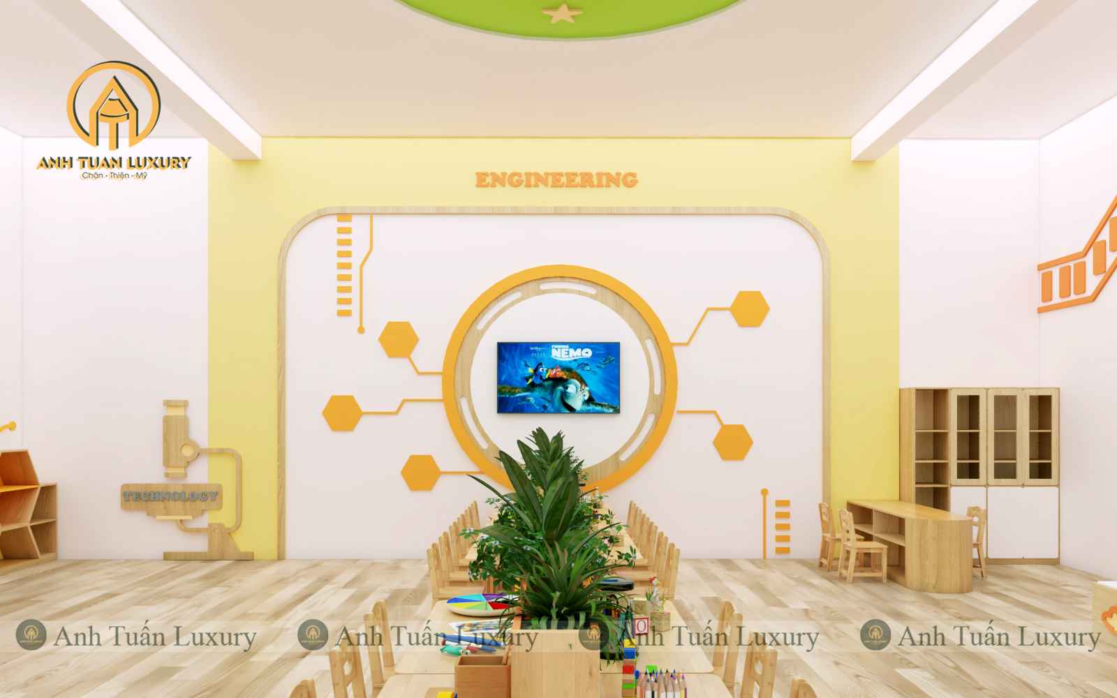 THI CÔNG DỰ ÁN 47: MẦM NON BÔNG MAI – HOÀ BÌNH