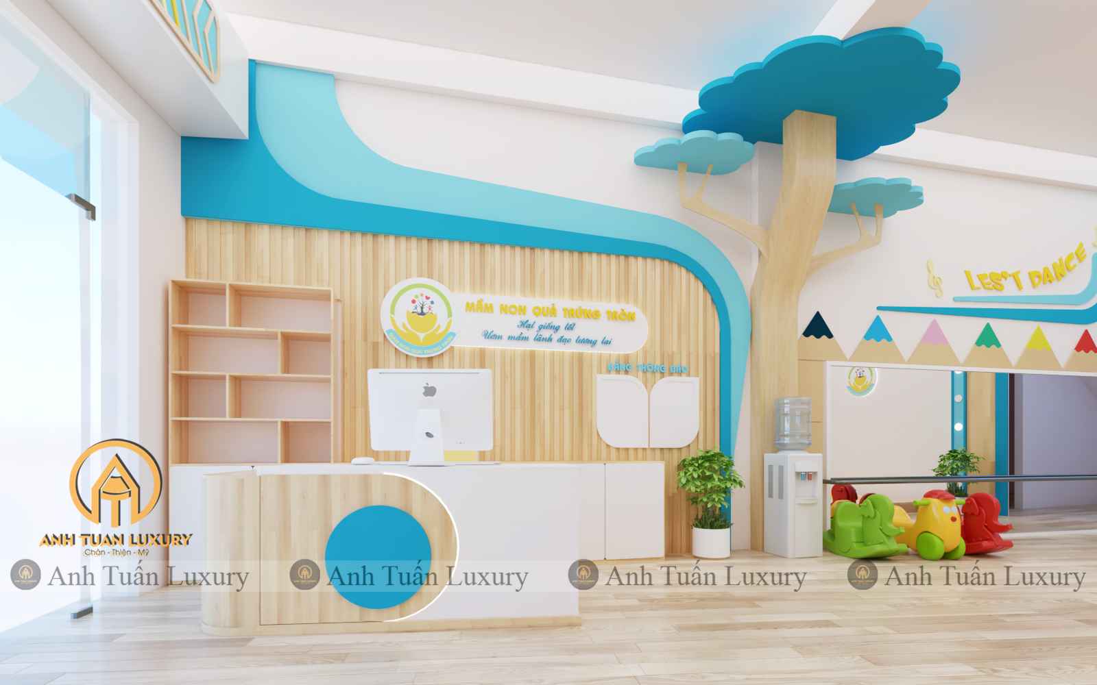 THI CÔNG DỰ ÁN 53: MẦM NON QUẢ TRỨNG TRÒN – HÀ NỘI