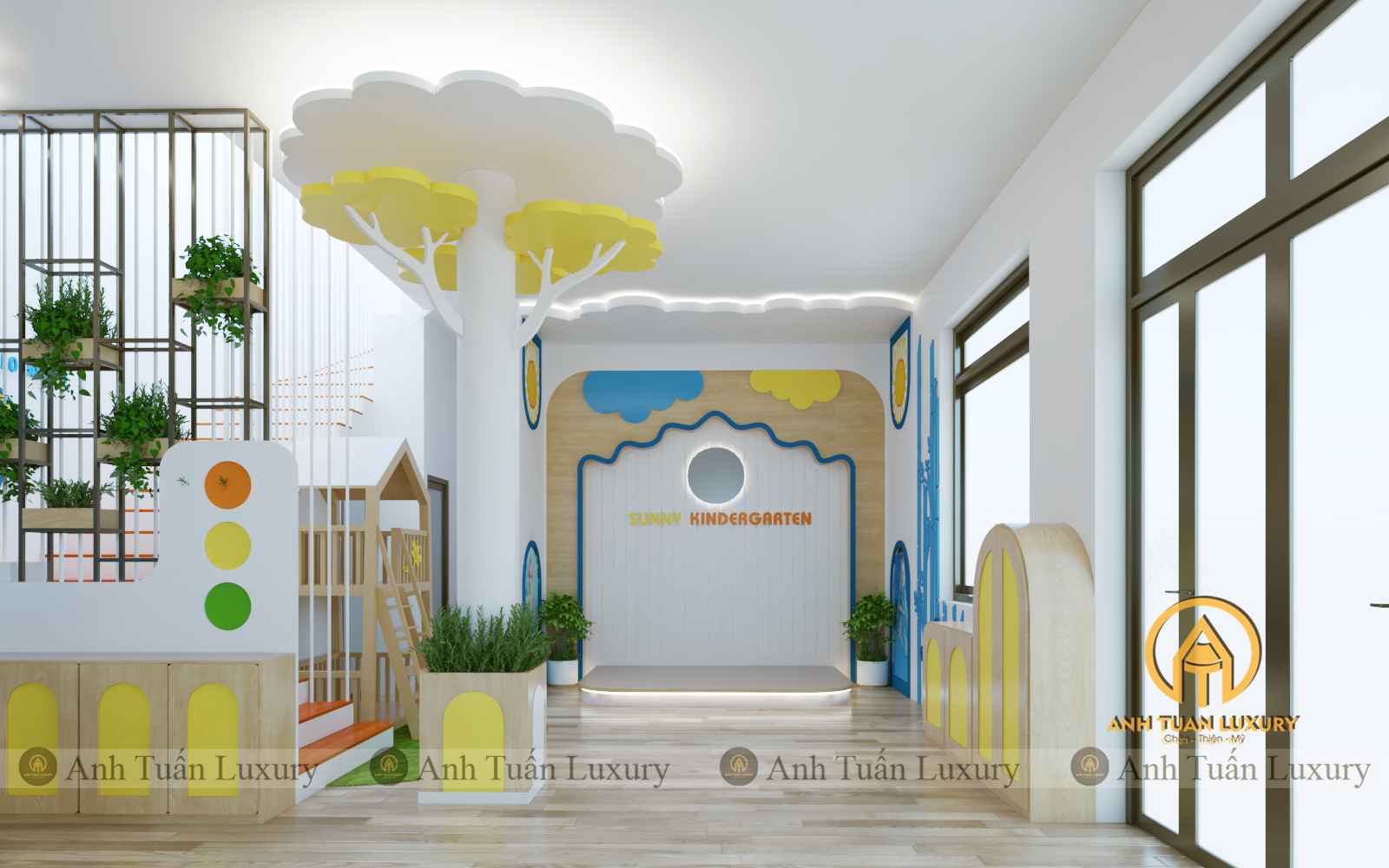 THI CÔNG DỰ ÁN 57: MẦM NON SUNNY KINDERGARTEN – BẮC NINH