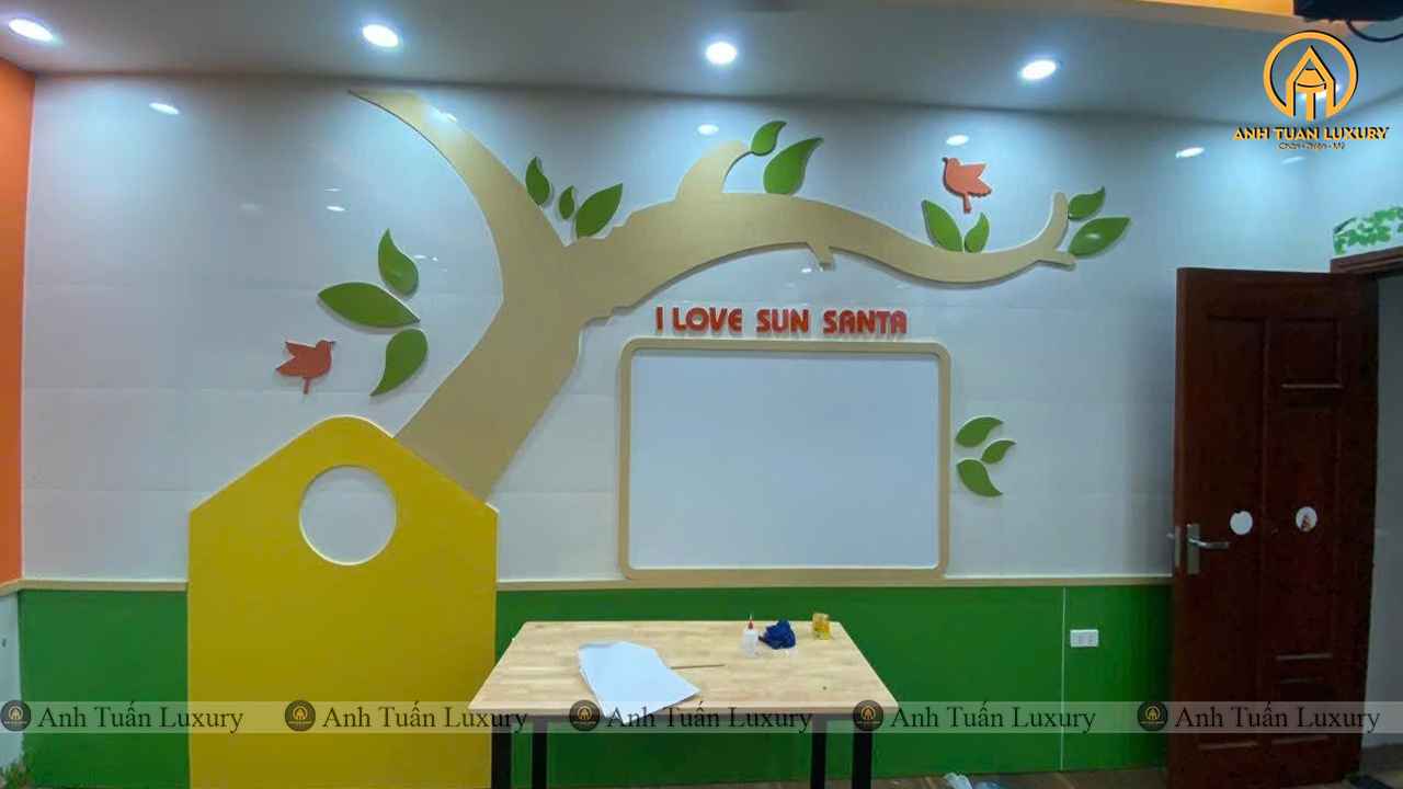 THI CÔNG DỰ ÁN 35: TRUNG TÂM TIẾNG ANH SUN SANTA – HÀ NỘI