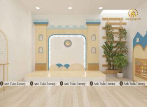 Ý tưởng trang trí sân khấu trường mầm non