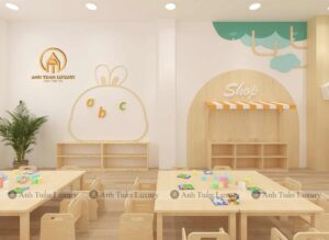 thiết kế lớp học mầm non