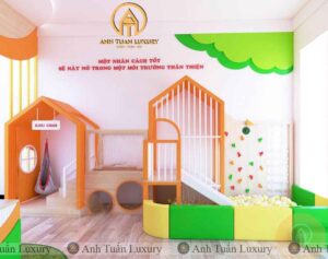 thiết kế trường mầm non an toàn