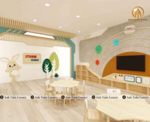 trang trí lớp học STEAM