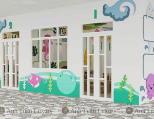 Hình ảnh ngoài sảnh được anh tuấn luxury thiết kế