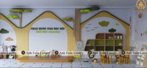 thiết kế sân khấu mầm non