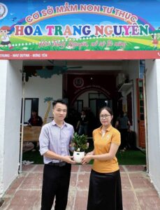 Hình ảnh quảng bá khi mở trường mầm non 