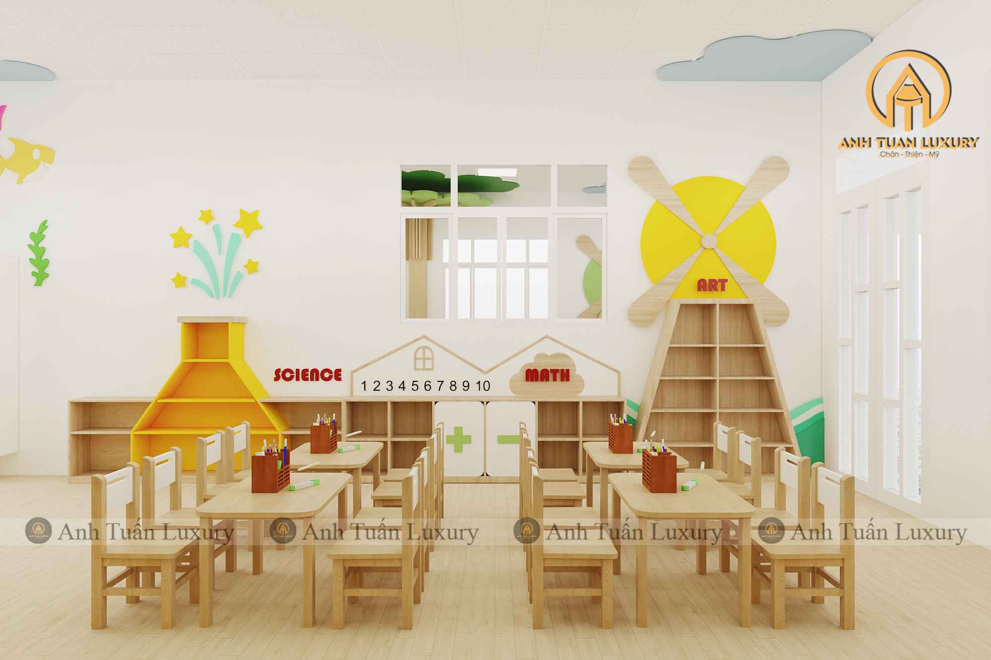 THIẾT KẾ DỰ ÁN 65: MẦM NON HẠT ĐẬU NHỎ – KIÊN GIANG