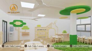 Lớp học thiết kế theo phương pháp Steam trường mầm non edu win school