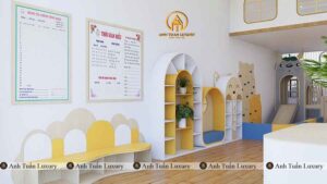 Hình ảnh trang trí lớp mầm non đẹp 2025