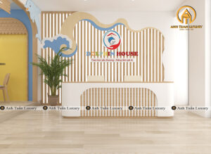 Thiết kế nội thất mầm non Cá Heo