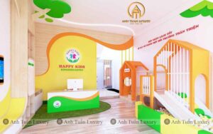 màu sắc trong thiết kế trường mầm non