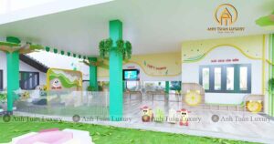 Thiết kế trường mầm non trong nhà phố