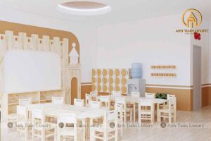 thiết kế lớp học nhà trẻ