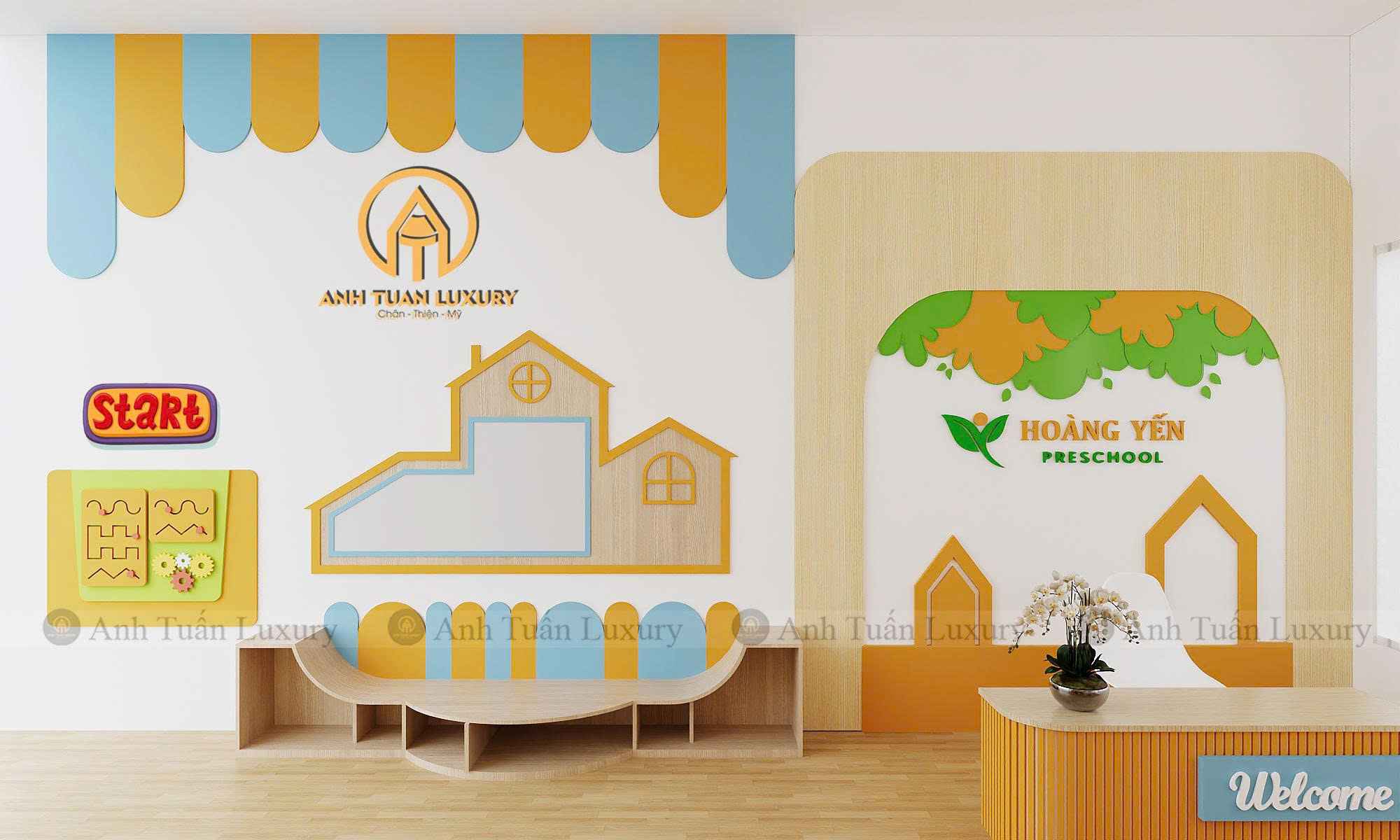 THI CÔNG DỰ ÁN 83: MẦM NON HOÀNG YẾN – VĨNH PHÚC