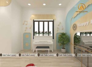 thiết kế mầm non theo tâm lý trẻ